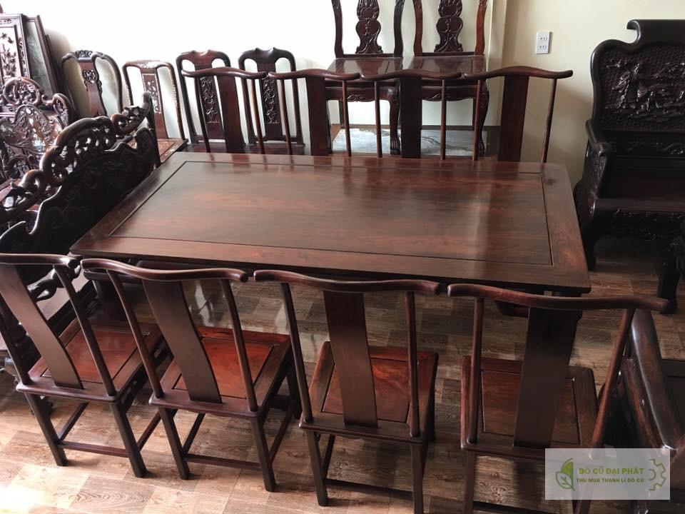 Bảng giá tham khảo thu mua bàn ghế gỗ cũ