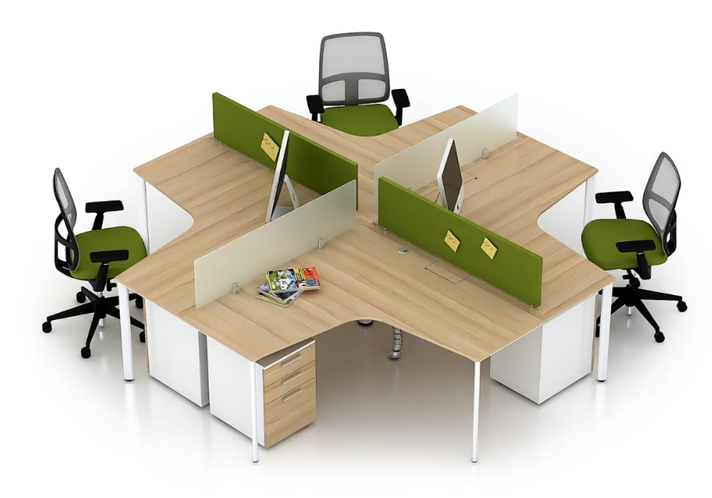 Bàn làm việc 4 người