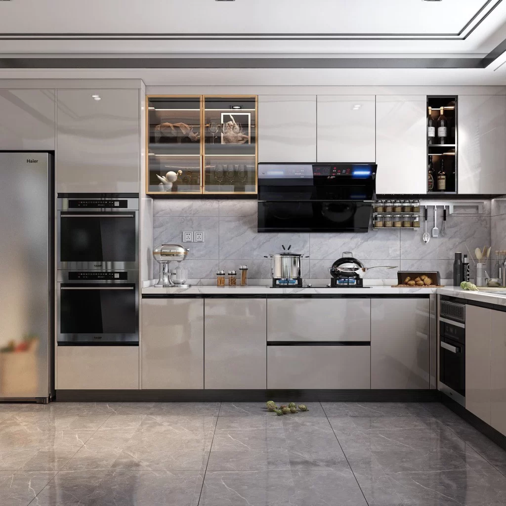 Thi công tủ bếp gỗ công nghiệp